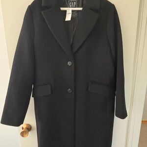 GAP Women's Classic Black Pea Coat